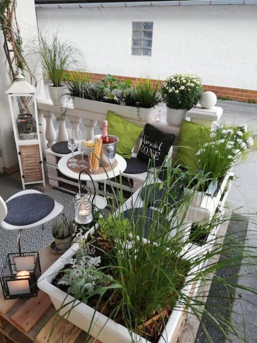 Barrierefreie Schoene Wohnung Im Eg كوسن المظهر الخارجي الصورة